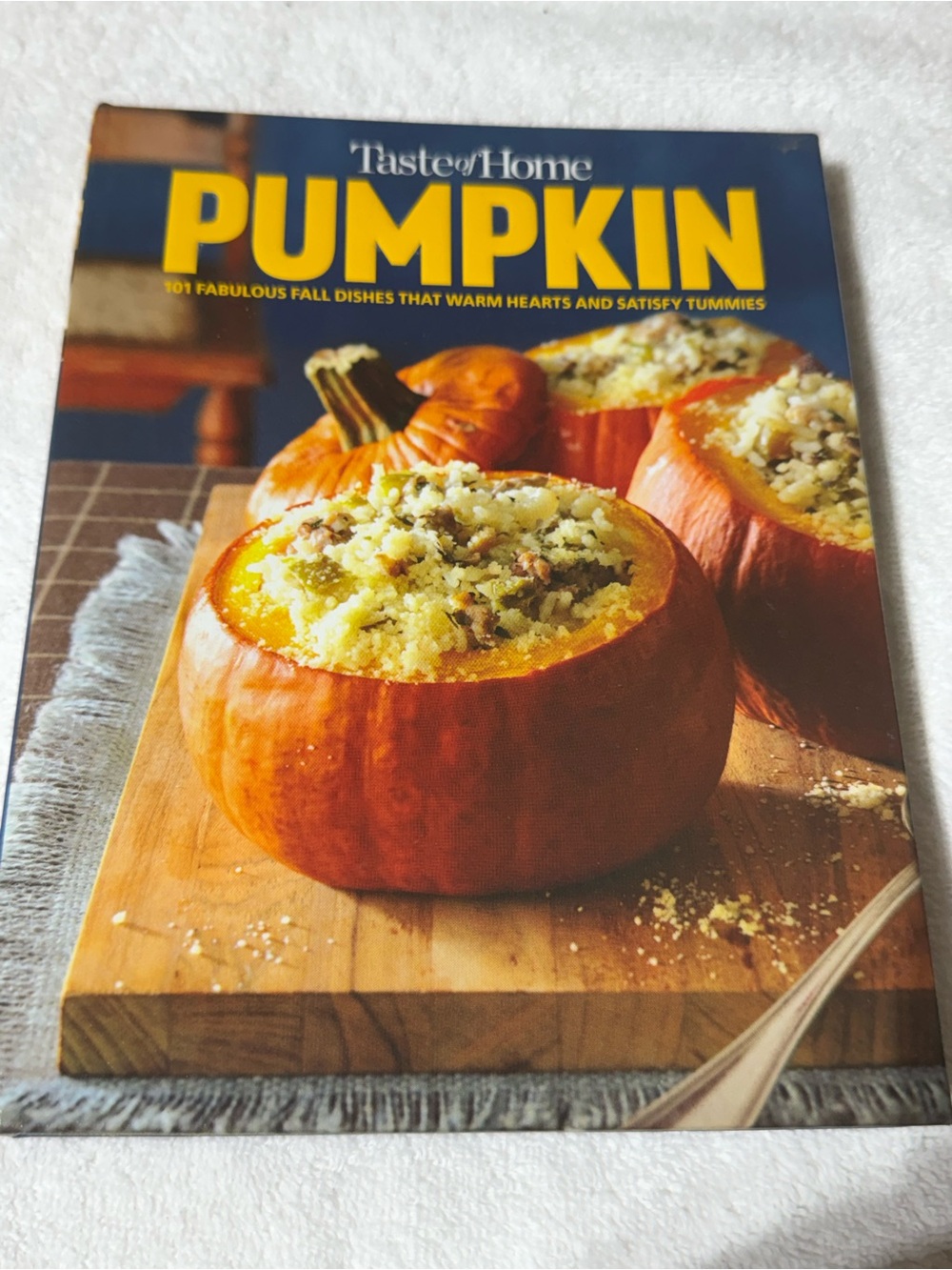 Taste of Home Pumpkin Cookbook - Orange and Yellow Cover
